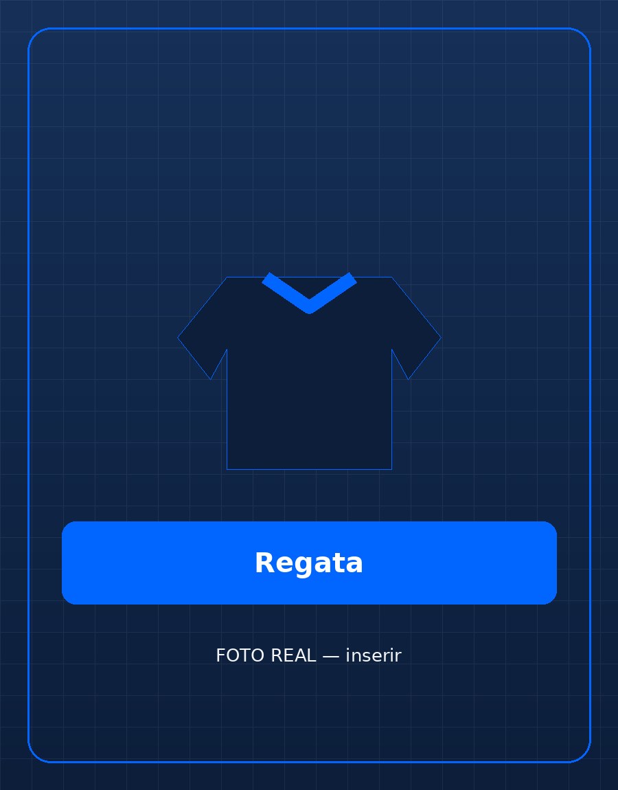 Regata de uniforme de educação física